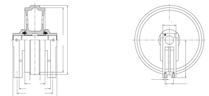 EC220D Idler